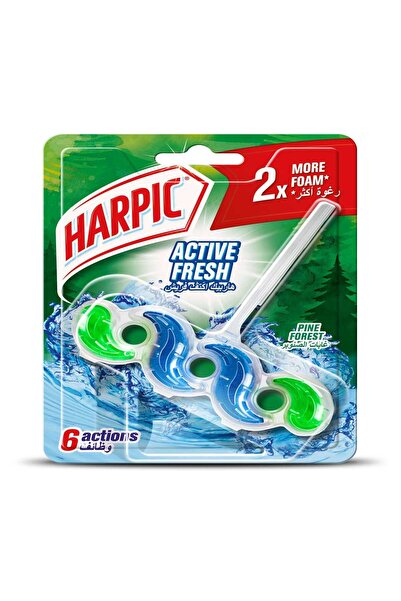 Harpic Active Fresh Toilet Rim Block Pine Forest Scent 35 g