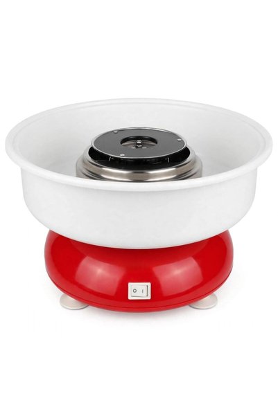 Tradeo Electric Cotton Candy Maker Machine with Measuring Spoon and Paper Cones