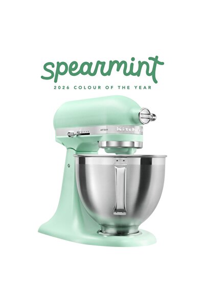 Kitchenaid "Artisan" stand mixer, with 4.7 L bowl, Model 195, "Spearmint" -