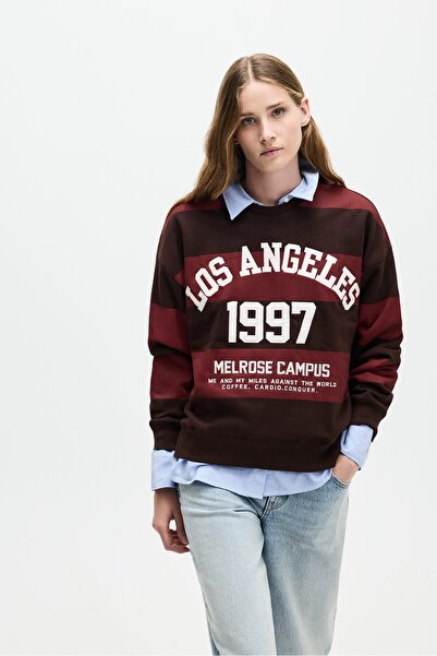 LEFTIES Baskılı sweatshirt