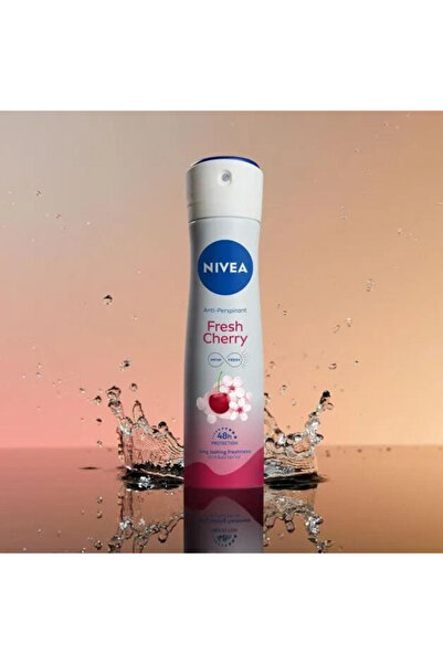 NIVEA بخاخ مزيل العرق بنكهة الكرز الطازج 150 مل - (28241) - بخاخ الكرز الطازج...