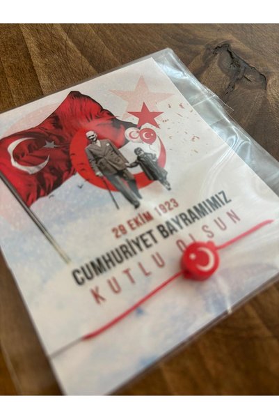 Loyapink 30 Adet 29 ekim Hediye Bileklik, Öğretmen Hediyesi, Okul Hediyesi, T...