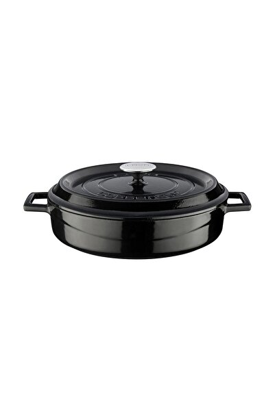 Lava Saucepan, cast iron, 28 cm / 3.5 l, "Trendy", black -