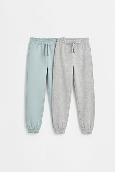 LEFTIES Pack 2 düz renkli sweatshirt kumaşı pantolon