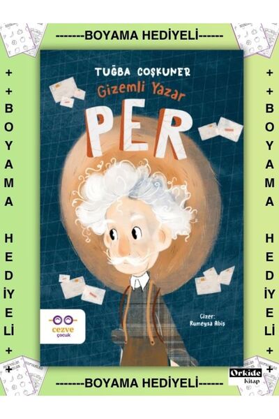 Cezve Kitap Boyamalı - Gizemli Yazar Per , 1. 2. Sınıf Okuma , Tuğba Coşkuner