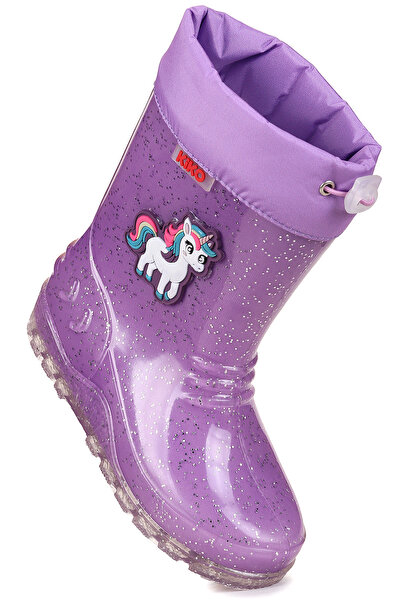 Kiko Kids Rainy Unicorn Su Geçirmez Kız Çocuk Yağmur Çizmesi