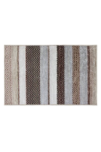 OEM Интериорен килим Brillant Lines DT65472.104, 60 x 90 см, Полиестер, сив +...