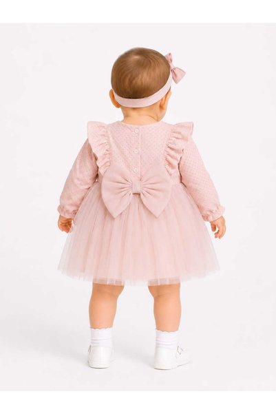RAPAPA Baby Girl Bow Tulle Evening Dress 1043