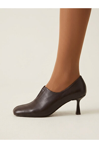 MARCO ROCCO Genuine Leather Evening Dress Women's Shoes with Rubber Detail