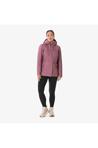 Decathlon Quechua Kadın Outdoor Su Geçirmez Kar Montu/Kışlık Mont - Mor - NH5...