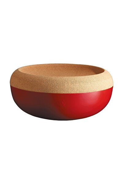 Emile Henry Storage bowl, ceramics, 36cm/6.5L, Burgundy -