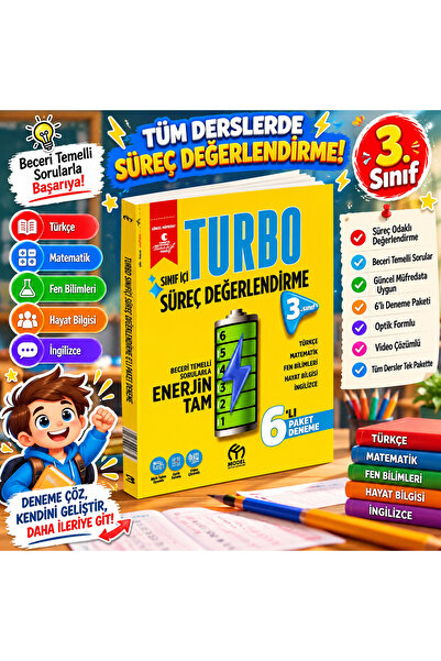 MODEL EĞİTİM YAYINCILIK Model Yayınları 3. Sınıf Turbo Sınıf İçi Süreç Değerl...