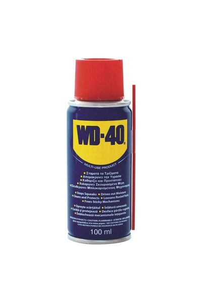 WD-40 multi-purpose lubricant spray, 100 ml, anti-corrosion and unblocking