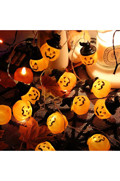 Somogyi Ghirlandă lumini LED Dovleac Halloween 10 becuri