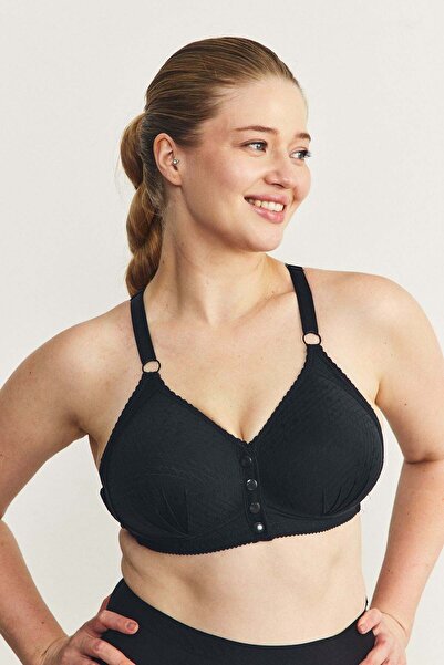 C&City Wireless Snap-On Gathering Bra Cc869 Black