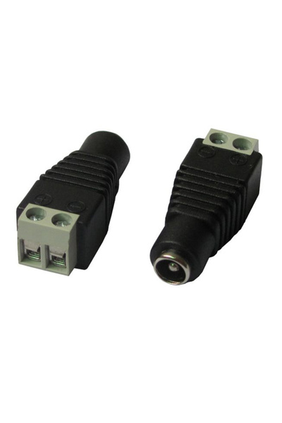 Folksafe Υποδοχή τροφοδοσίας DC θηλυκή DCFC, 5.5x2.1mm, για μπλοκ ακροδεκτών,...