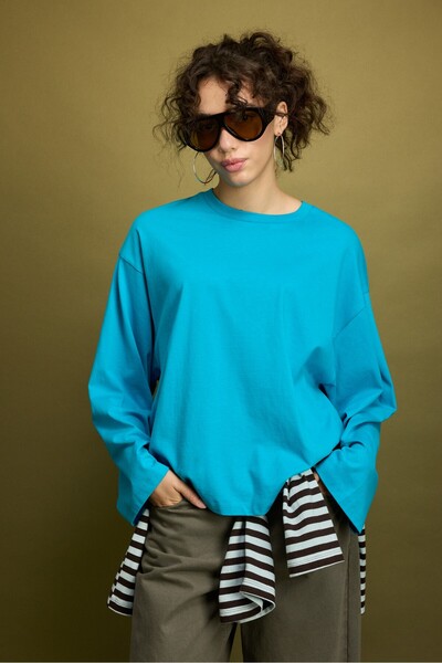 Stradivarius Uzun kollu t-shirt