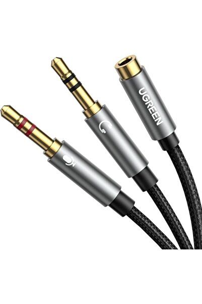 Ugreen 3.5MM Headphone Splitter Female to Dual Microphone Male Port 0.2M