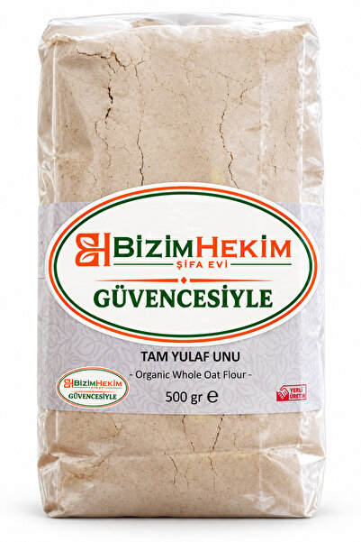 BİZİMHEKİM ŞİFA EVİ Bizim Hekim Tam Yulaf Unu 500 g | Pankek, Ekmek ve Kurabi...
