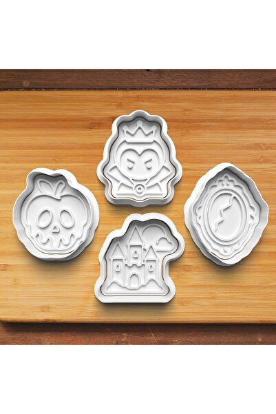 Hobist Halloween Transylvania Set of 4 Cookie and Candy Dough Molds