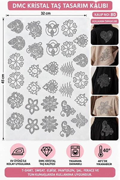 fasion Dilek moda ütü ile yapisan taşlar karma set