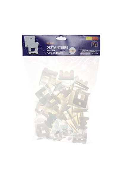 OEM Distantiere pentru placi ceramice, rost 3 mm, set 50 bucati