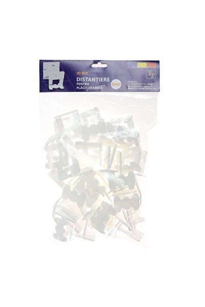 OEM Distantiere pentru placi ceramice, rost 2 mm, set 50 bucati