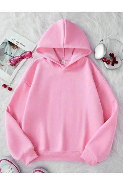 Ryam Mooda 3 Threaded Unisex Oversize Hooded Sweatshirt