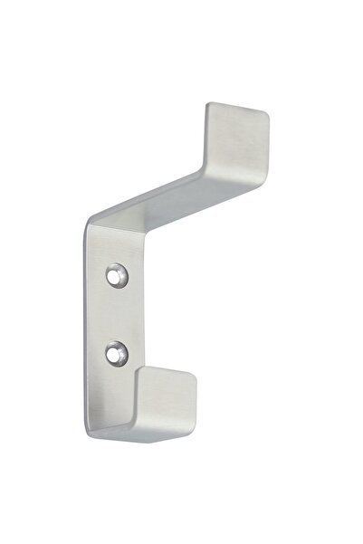 OEM Cuier mobila cu 2 agatatoare, inox, inox, pentru baie, dormitor, hol, pri...