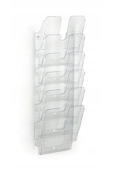 Durable SET DE 6 ORGANIZATOARE DE DOCUMENTE TRANSPARENTĂ A4 VERTICALE FLEXIPLUS
