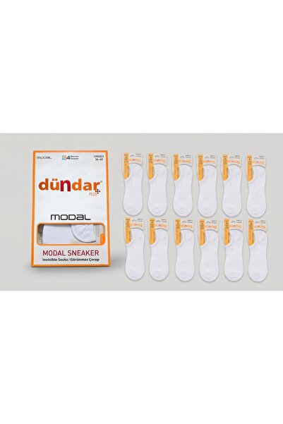 Dündar Çorap Unisex Modal Invisible Sneaker Socks (36-40)