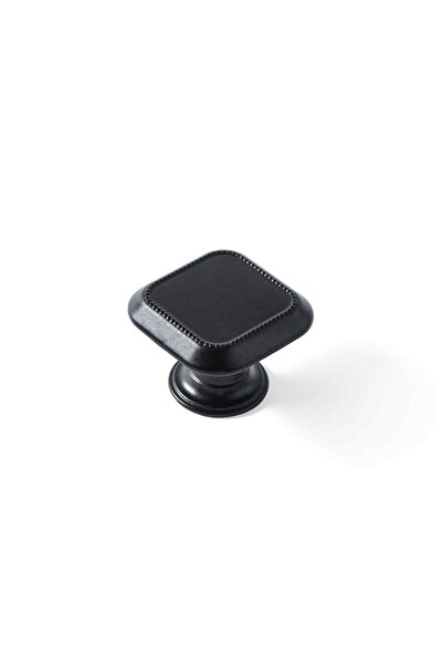 OEM Buton pentru mobila, REI, metalic, zamac, negru, 30 x 30 x 22 mm