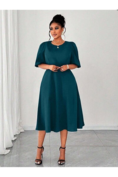 Sheya Rochie midi , verde
