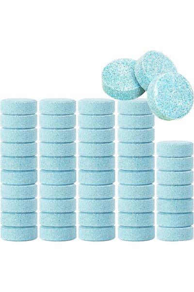 GENERAL 50PCS Car Windshield Washer Fluid, Windshield Washer Fluid Tablets, W...