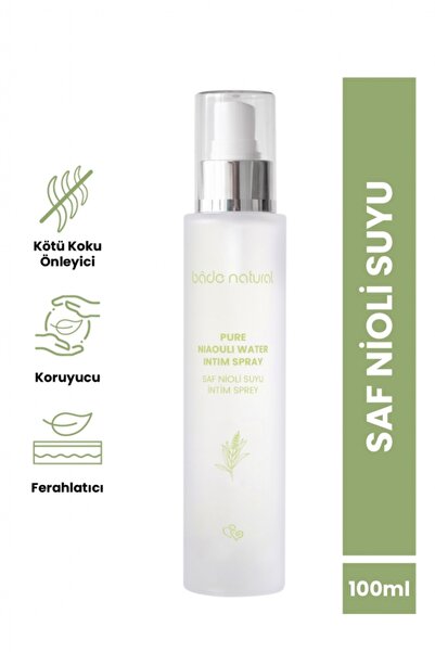 Bade Natural Nioli Suyu Intim Bakım Spreyi %100 Doğal 100 ml