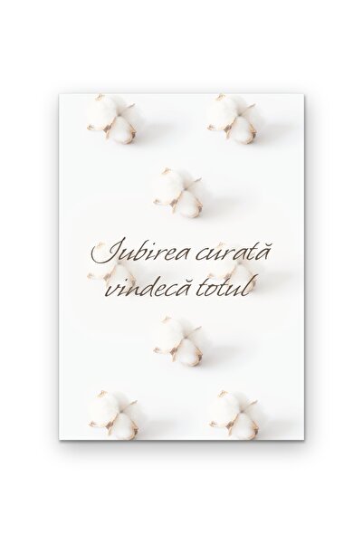 OEM Poster Carton 250g A4, Artă de Perete Citat Iubirea Curată Vindecă Totul,...