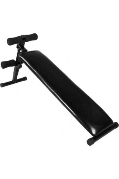 Gorilla Sports Banca abdomen inclinata reglabila, Negru