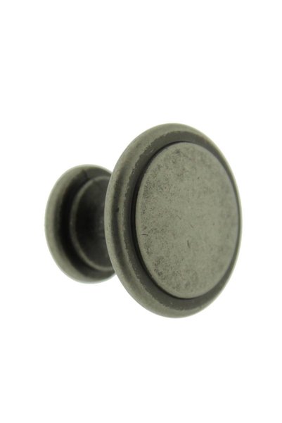 OEM Buton pentru mobila, metalic, gri antic, M 880.09, 30 x 23 mm