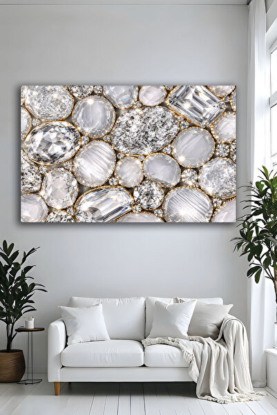Parıltı Yayınları Kristal Pırlanta Ve Elmas Taş Desenli Dekoratif Modern Yata...