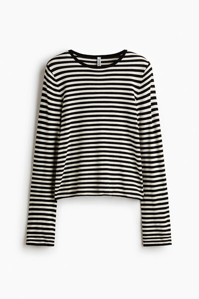 H&M Uzun Kollu İnce Triko Üst