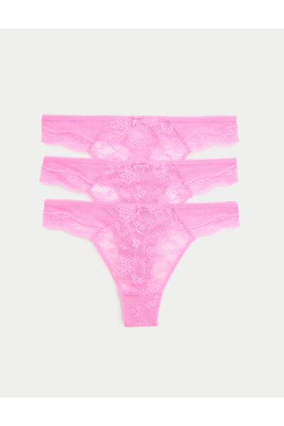 Marks & Spencer 3’lü Dantel Tanga