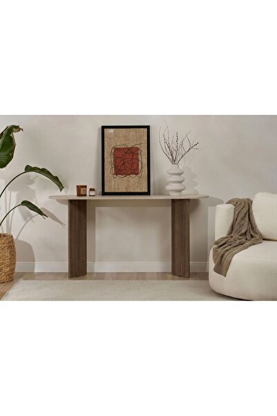 Rani Mobilya Rani Home Dresuar Traverten - Venedik Cevizi 150 Cm EG-5355