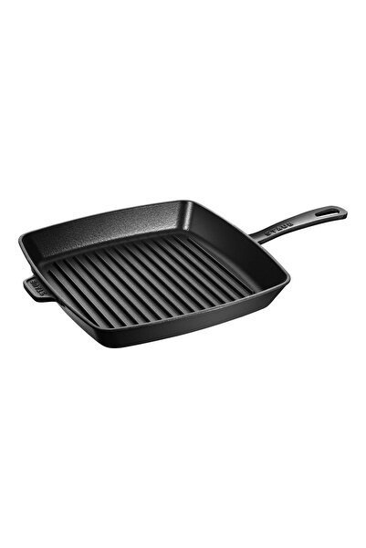 STAUB Square grill pan, cast iron, 30cm, Black -