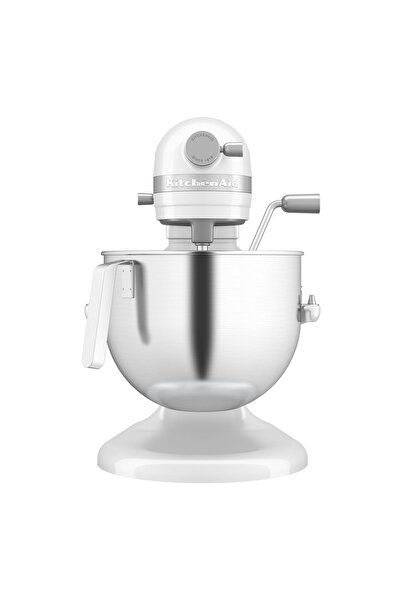 Kitchenaid Планетарен миксер с повдигаща се купа, 6.6 л, Усилен, Бял