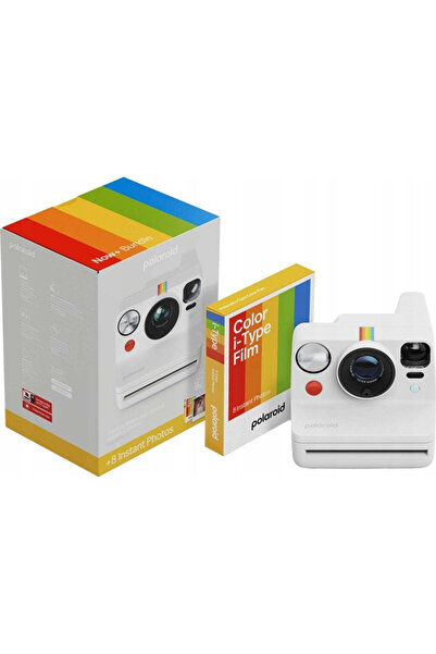 Polaroid Now+ Γενιά 3 Στιγμιαία Φωτογραφική Μηχανή Λευκή