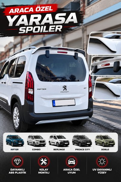 ModGR-Dizayn RİFTER-COMBO-BERLİNGO-PROACE-DOBLO ARACA ÖZEL YARASA SPOİLER A+ ...
