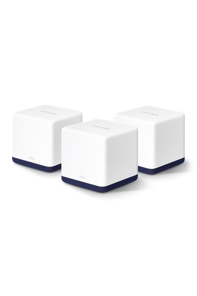 Mercusys Σύστημα Mesh Wi-Fi Halo H50G, 1.9Gbps Διπλής Ζώνης, 3 τεμάχια, Έκδοσ...