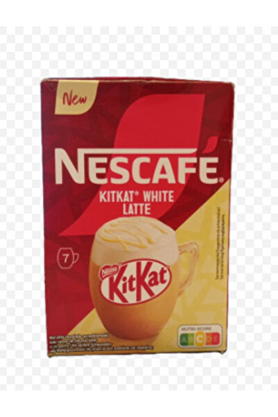 Nescafe كيت كات وايت لاتيه قهوة كيت كات سريعة التحضير بنكهة اللاتيه الأبيض 7 قطع