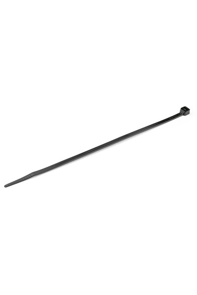 POWERTECH Δεματικά καλωδίων TIES-062, 400x7.5mm, μαύρα, 100 τεμάχια