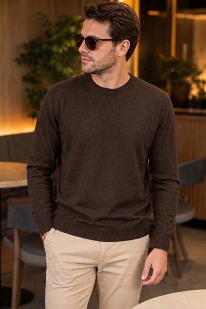 F&K Cotton Basic Thin Men's Knitwear Sweater